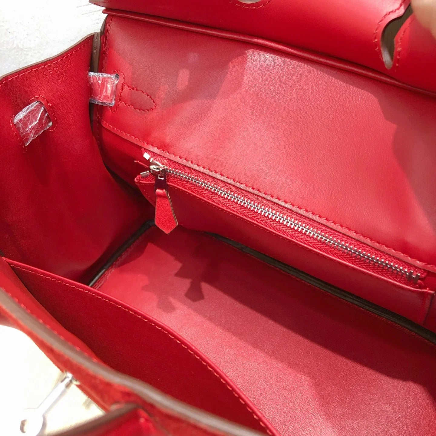 Birkin 25 Palladium Hardware Rouge Vif Doblis
