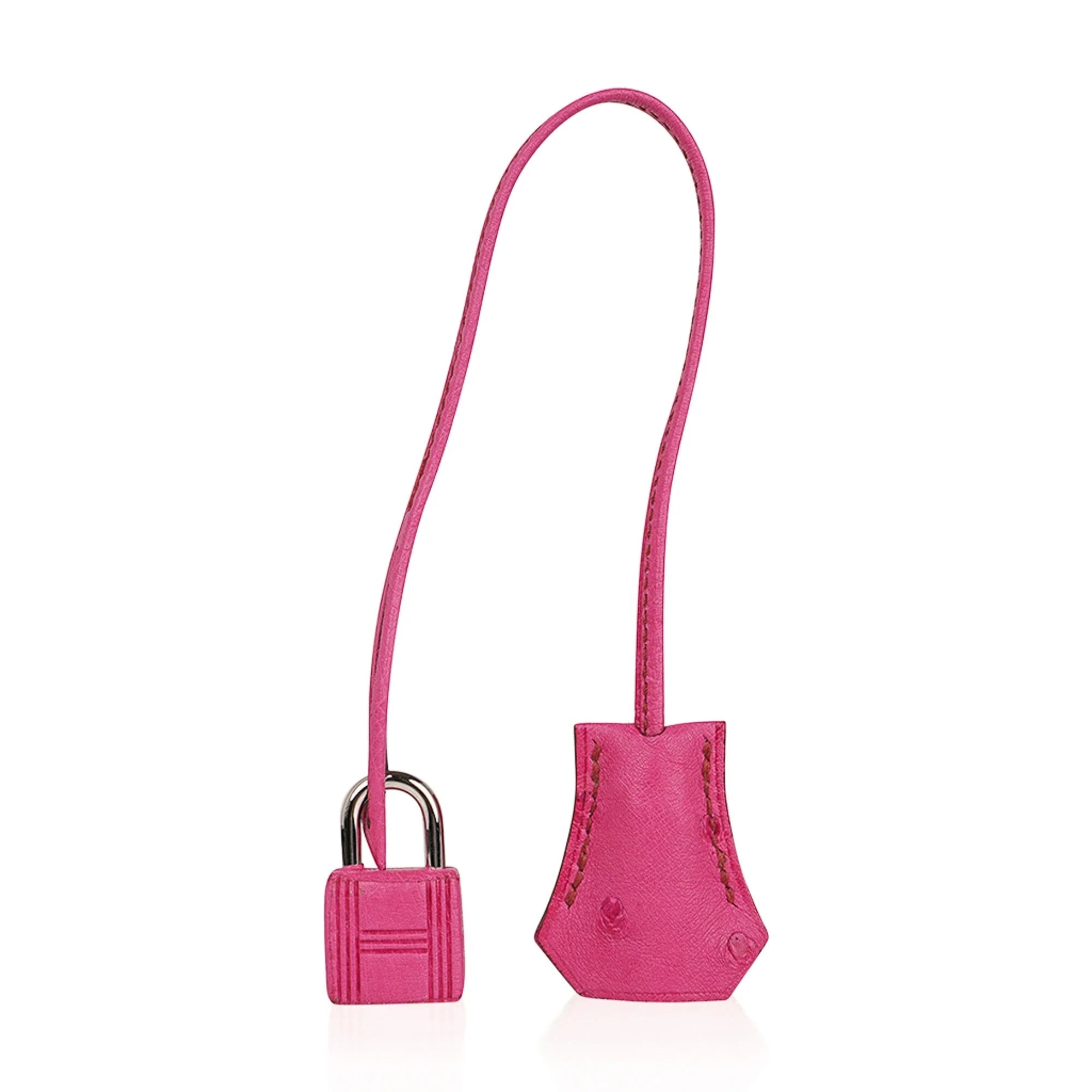 Birkin 35 Bag Fuchsia Ostrich Palladium Hardware