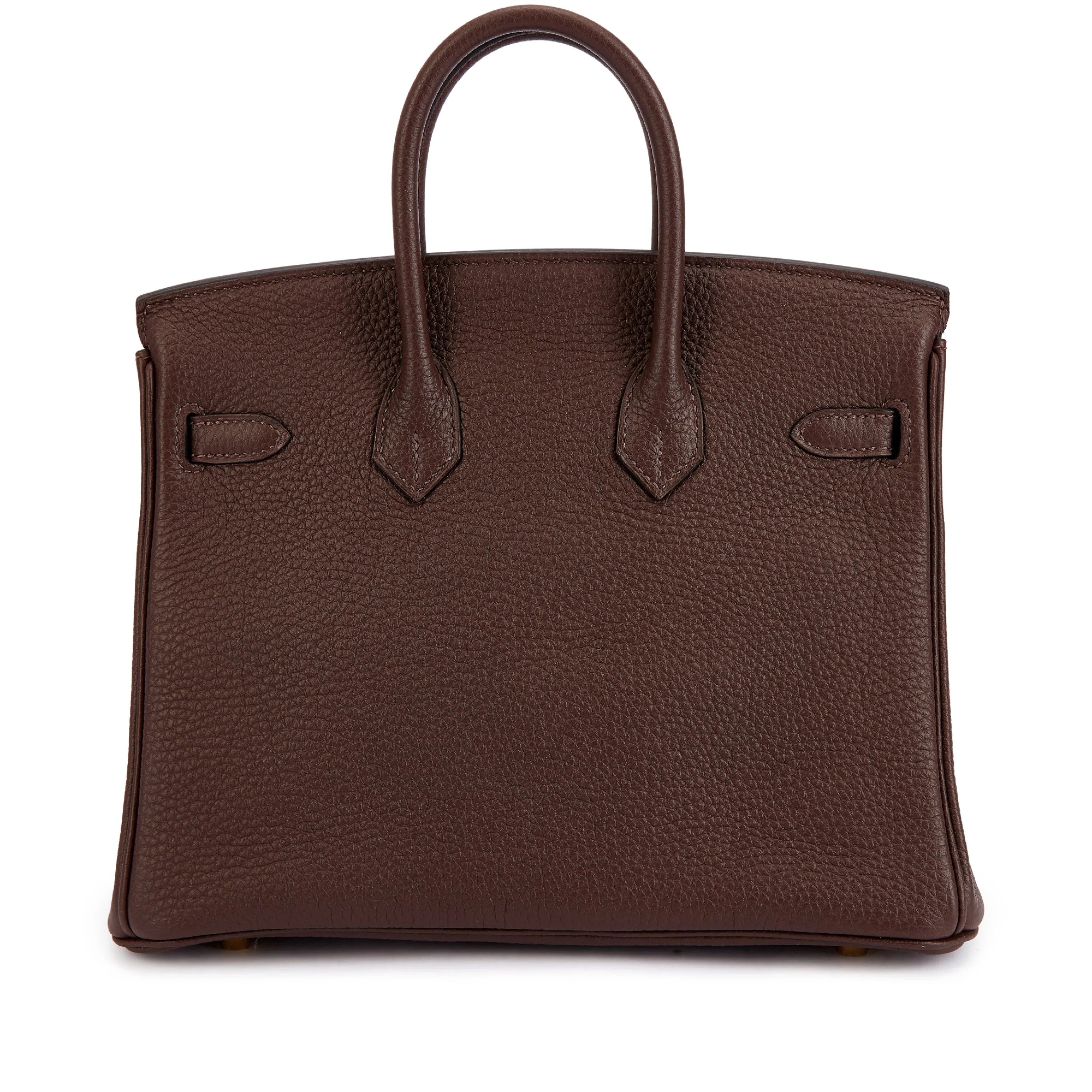 Birkin 25 Gold Hardware Chocolat Togo Quilted Epsom Leather Golden Lock