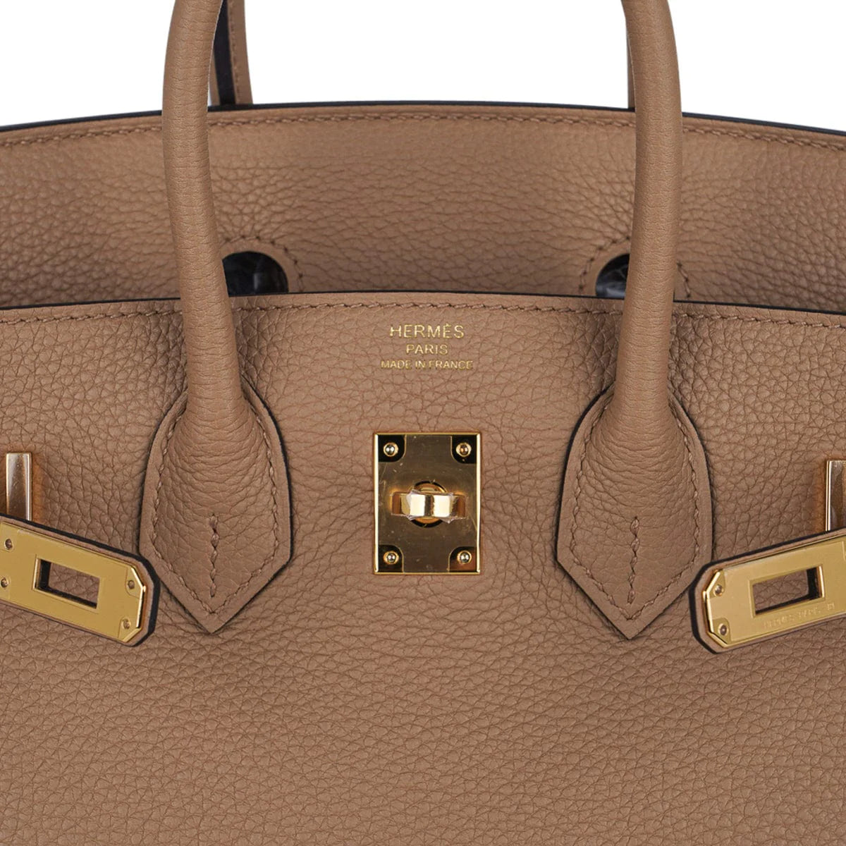 Birkin 25 Bag in Chai Togo Leather with Gold Hardware