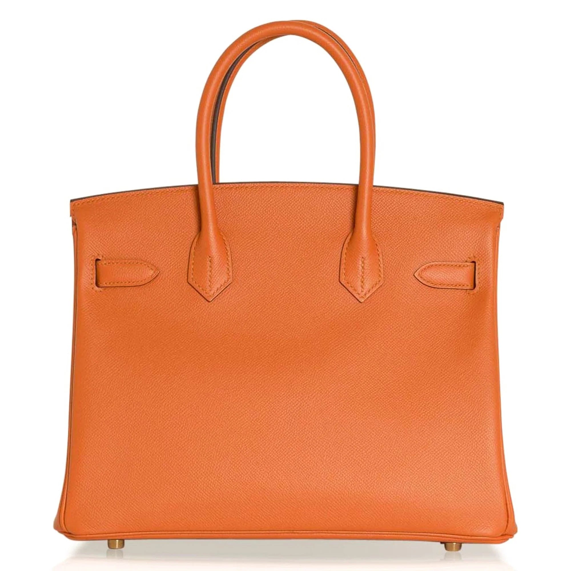 Birkin 30 Bag Abricot Gold Hardware Epsom Leather New w/ Box