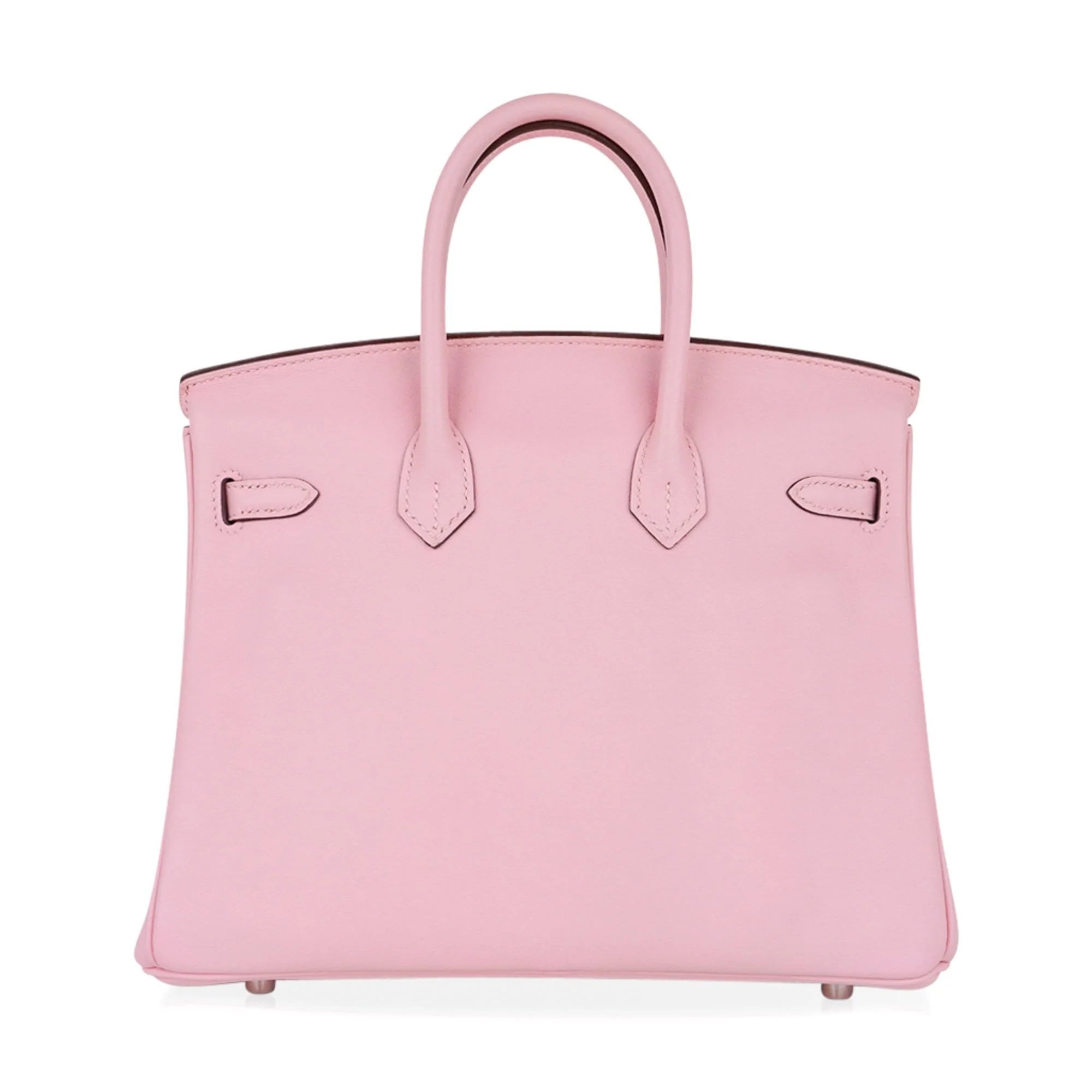 Birkin 25 Bag Rose Sakura Palladium Hardware Rare